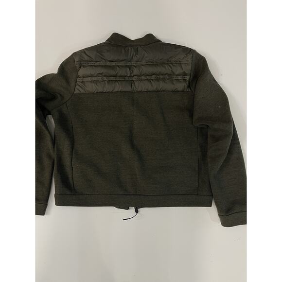 Nike Wmn's Tech Fleece Aeroloft Bomber Jacket Olive Sz XL - Picture 7 of 8